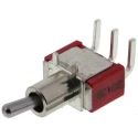 RS PRO Toggle Switch PCB Mount On-On SPDT Through Hole Terminal 28 V dc 112 V ac 734-7104