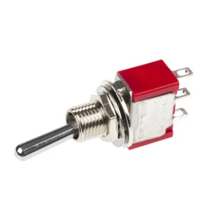 RS Pro SPDT Toggle Switch Panel Mount On-On Solder Terminal 5A 28 V dc 112 V ac 7347117P