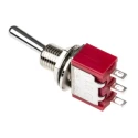 RS PRO Toggle Switch Panel Mount On-On SPDT Solder Terminal 28V DC 112V AC 5A 40000 Cycles 734-7117