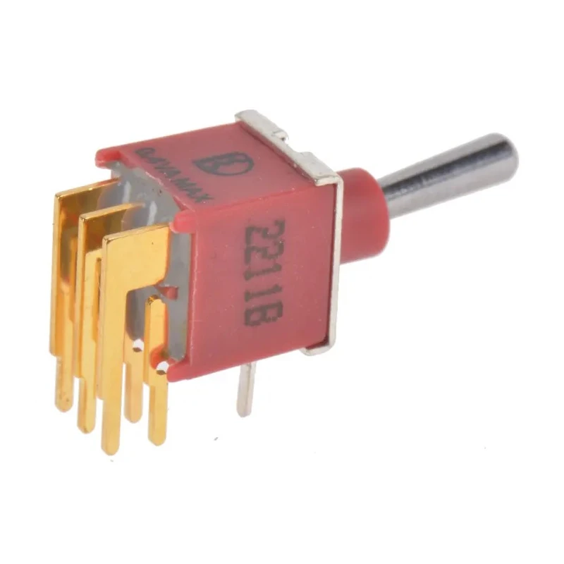 RS PRO Toggle Switch PCB Mount On-On DPDT Through Hole Terminal 15 V dc 240 V ac 734-7157