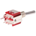 RS PRO Toggle Switch PCB Mount On-On DPDT Through Hole Terminal 15 V dc 240 V ac 734-7173