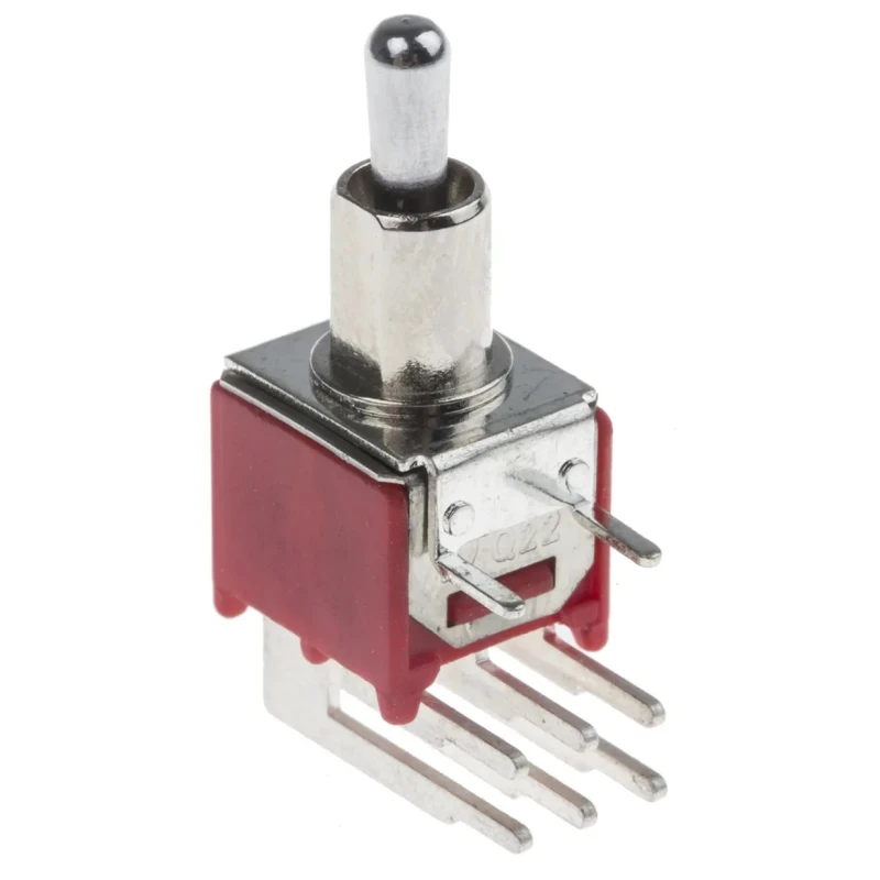 RS PRO Toggle Switch, PCB Mount, On-Off-On, DPDT, Through Hole Terminal, 15 V dc, 240 V ac 734-7205
