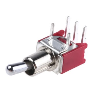 RS PRO Toggle Switch, PCB Mount, On-On, SPDT, Through Hole Terminal, 15 V dc, 240 V ac 734-7220