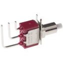 RS PRO Push Button Switch Latching PCB SPDT 28V dc 250V ac Plunger Actuator 734-6808