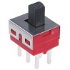 RS PRO PCB Slide Switch DPDT Latching 5A Silver Plated Brass 734-7270