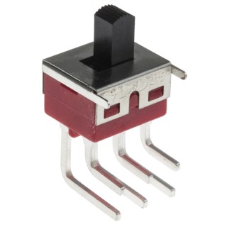 RS PRO PCB Slide Switch DPDT Latching 5A Silver Plated Brass 734-7274