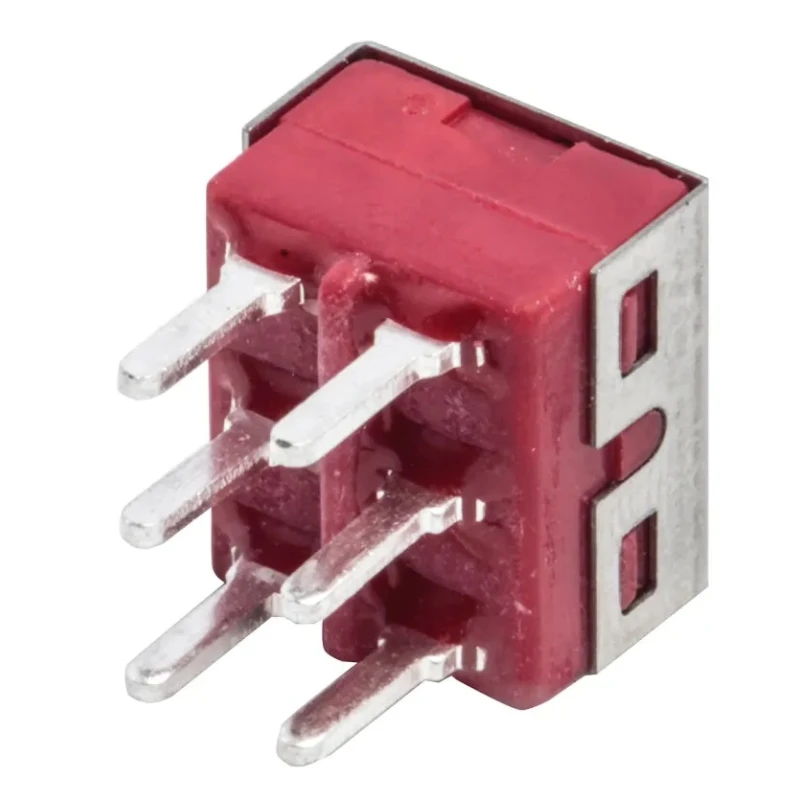 RS PRO PCB Slide Switch DPDT On-Off-On 5A Silver Plated Brass 7347280P