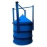PP FRP Conical Tank With Storage Material Chemicals/Oils