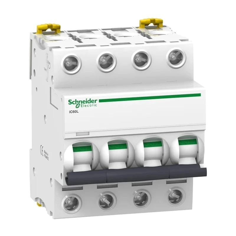 Siemens Acti9 iC60L Miniature Circuit Breaker, 4-Pole, 16A, Type C, Thermal Magnetic, Screw Terminal, IP20 A9F94416