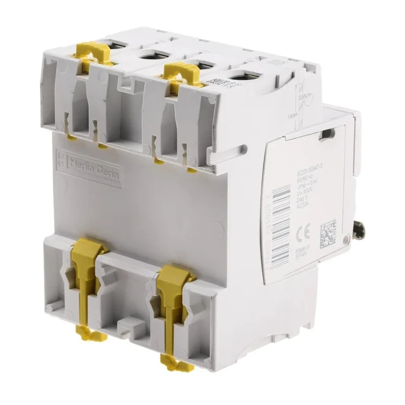 Schneider Electric 3-Pole DIN Rail Isolator Switch IP20, 40A, Grey Handle A9S70740