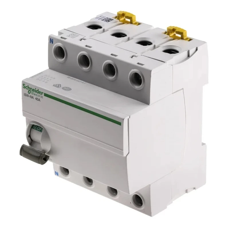 Schneider Electric 3-Pole DIN Rail Isolator Switch IP20, 40A, Grey Handle A9S70740