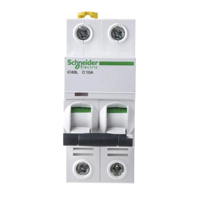 RS PRO Acti9 iC60L Miniature Circuit Breaker, 2-Pole, 10A, Type C, 100V AC, 12V DC, 10kA Breaking Capacity A9F94210
