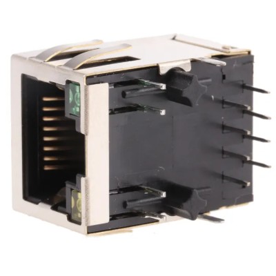 Wurth Elektronik RJ45 Connector Female Through Hole Shielded 1 Port 8 Way RJ45