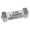 Schurter Non-Resettable Fuse Ceramic Body 4A Current Rating 125, 250V dc Time Delay 3403.0172.24