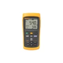 Fluke Type E, K, R, J, N, S, T Probe Handheld Digital Thermometer 1767°C, 2 Inputs, Battery Powered FLUKE-54-2 B 60HZ
