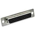 Amphenol ICC 44 Way Straight 2.29 mm Pitch Panel Mount D-Sub Connector Female 10090770-S444ALF