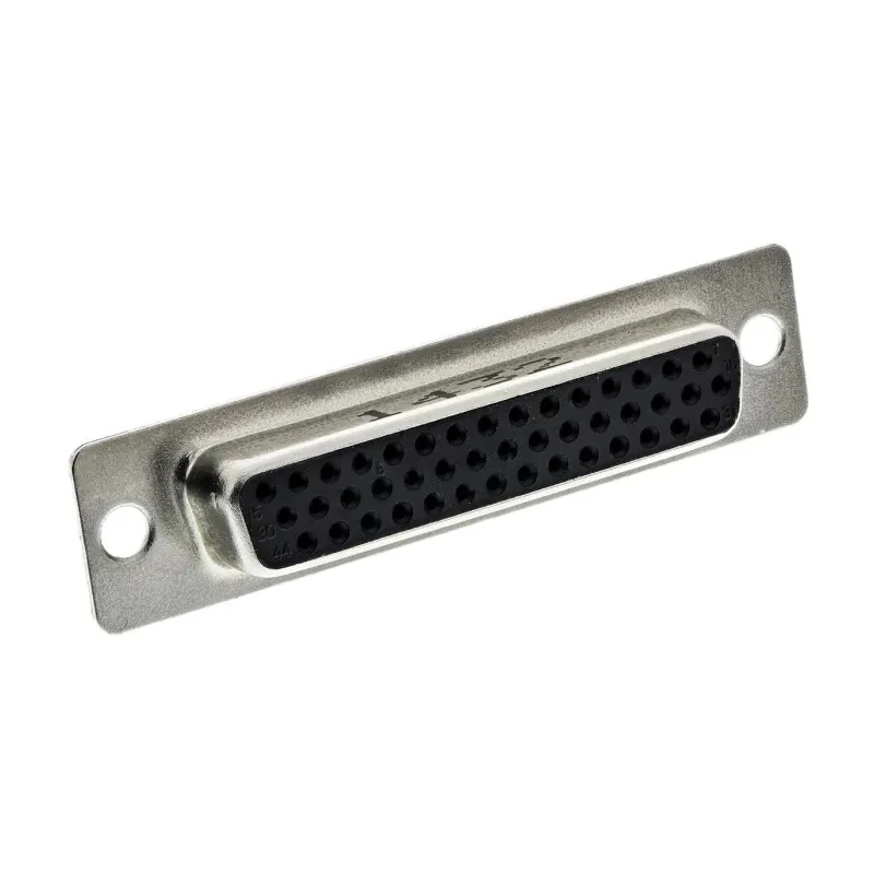 Amphenol ICC 44 Way Straight 2.29 mm Pitch Panel Mount D-Sub Connector Female 10090770-S444ALF