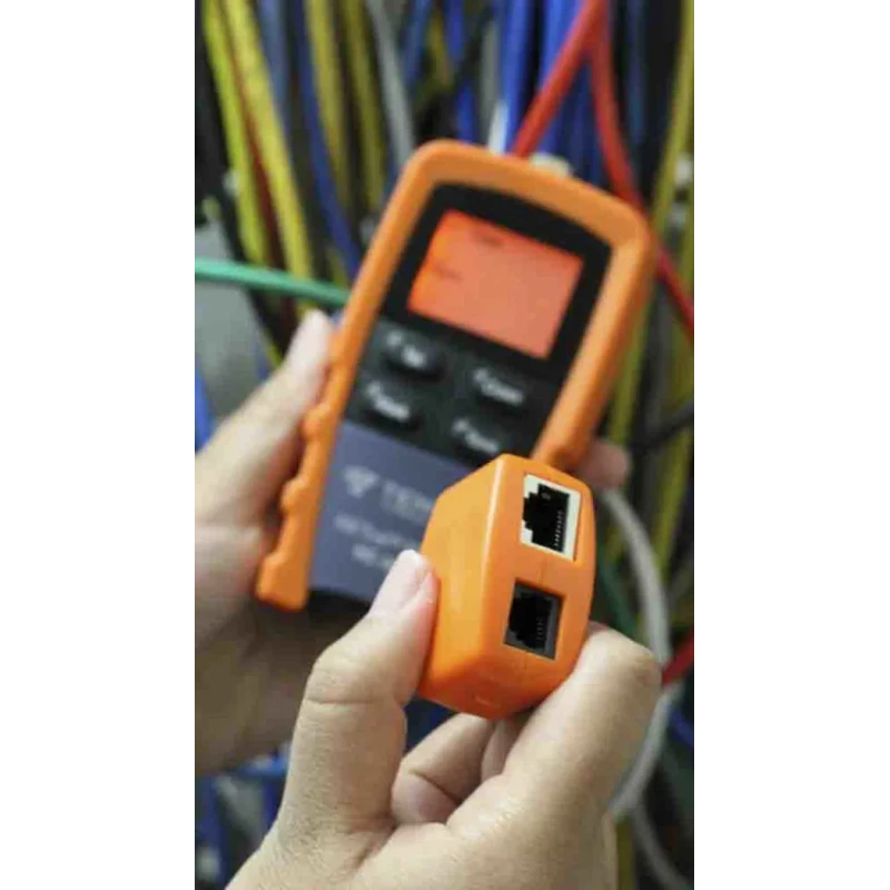Tempo Network Cable Tester for UTP, Coaxial, STP Cables with LCD Display NC-100