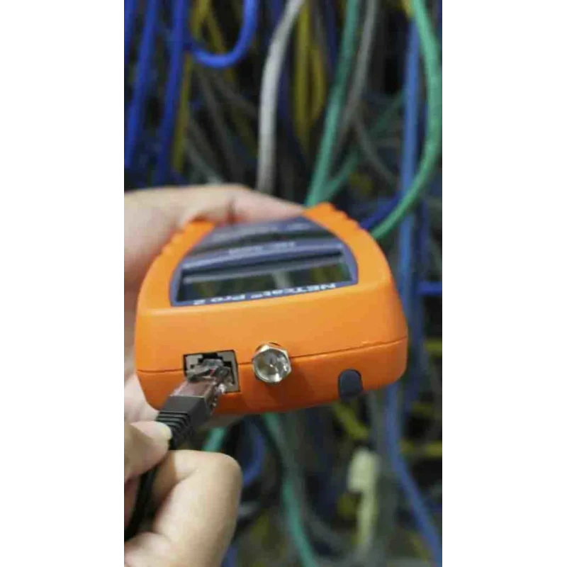 Tempo Network Cable Tester Coaxial, STP, UTP Battery Powered Touch Screen NC-500