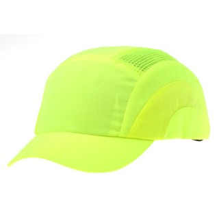 JSP Yellow Short Bump Cap High Density Polyethylene Adjustable Slip Ratchet Hardcap A1+ ABS000-001-500