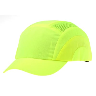 JSP Yellow Short Bump Cap High Density Polyethylene Adjustable Slip Ratchet Hardcap A1+ ABS000-001-500