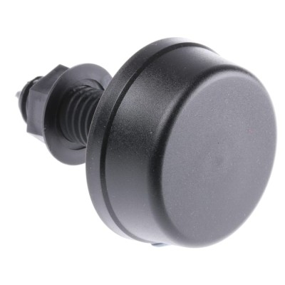 Herga Compact Air Bellows Black Polyvinyl Chloride 65mm Nominal Diameter 4 mm Port Size 6433-ZA00