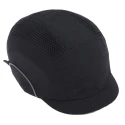 JSP Black Micro Bump Cap High Density Polyethylene Adjustable Slip Ratchet Hardcap A1+ Head Size 52-65 cm ABT000-001-100