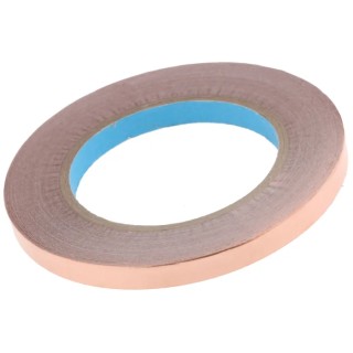 Wurth Elektronik Conductive Metallic Tape, 10mm x 33m, Max Operating Temp 155 °C 3003310A