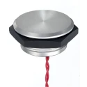 APEM Piezo Switch Momentary 1 NO IP68 IP69K Flying Lead 1A 24V AC/DC 30 mm Bushing PBAM1AF0002
