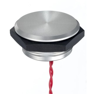 APEM Piezo Switch Momentary 1 NO IP68 IP69K Flying Lead 1A 24V AC/DC 30 mm Bushing PBAM1AF0002