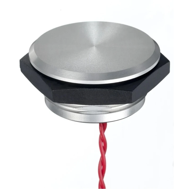 APEM Piezo Switch Momentary 1 NO IP68 IP69K Flying Lead 1A 24V AC/DC 30 mm Bushing PBAM1AF0002