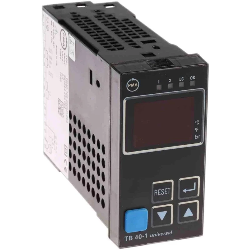 P.M.A TB40-100-0000D-000 Panel PID Temperature Controller 1 Input, 3 Output Relay, 260V AC, Multi Line Display