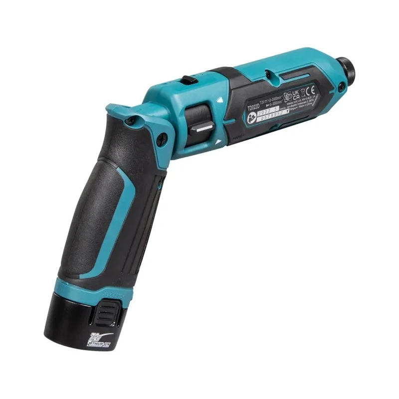Makita 7.2 V Cordless Screwdriver 25 Nm Torque, 2450 RPM, Brushed Motor TD022DSE