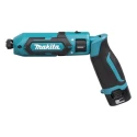 Makita 7.2 V Cordless Screwdriver 25 Nm Torque, 2450 RPM, Brushed Motor TD022DSE