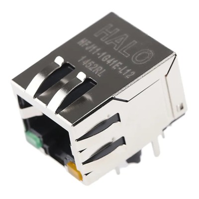 Halo Electronics FastJack Series RJ45 Connector Female Through Hole UTP Shield Straight 1 Port 8 Way 