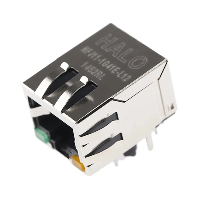 Halo Electronics FastJack Series RJ45 Connector Female Through Hole UTP Shield Straight 1 Port 8 Way 