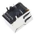 Halo Electronics FastJack Series RJ45 Connector Female Through Hole UTP Shield Straight 1 Port 8 Way 