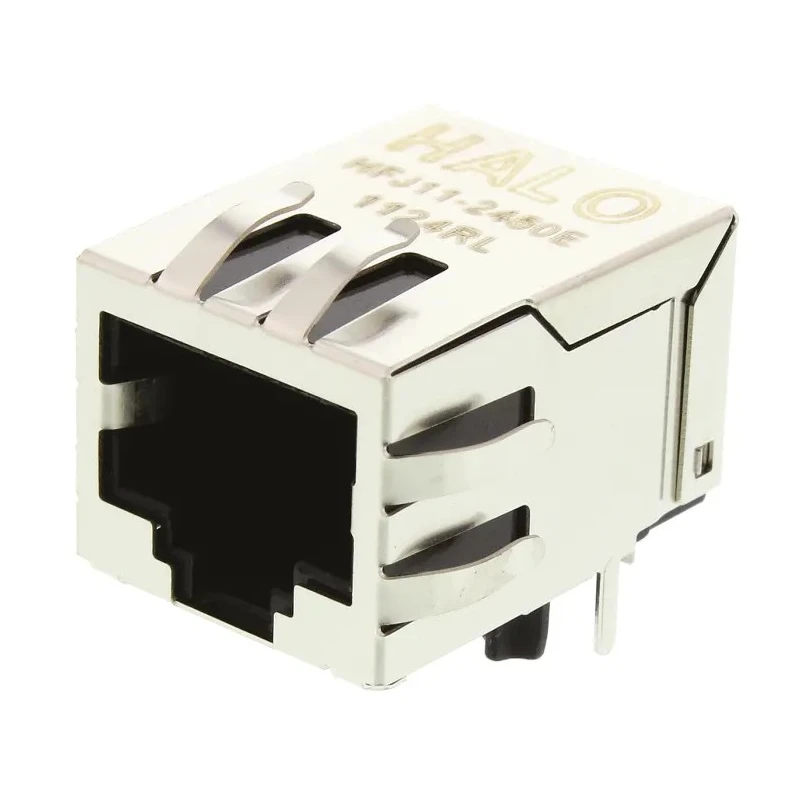 Halo Electronics FastJack Series RJ45 Connector Female, Through Hole UTP Shield Straight 1 Port RJ45 
