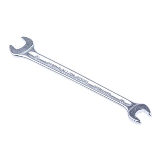 STAHLWILLE Double Open End Wrench Metric 140mm Overall Length Alloy Steel Chrome Finish 15° Opening Angle 40030810
