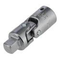 STAHLWILLE 1/4 in Square Universal Joint, Alloy Steel Chrome Finish, 37mm Overall Length 11020000