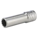 STAHLWILLE 3/8 in Drive 10 mm 12 Point Square Chrome-Plated Steel Socket 54mm Overall Length 02020010
