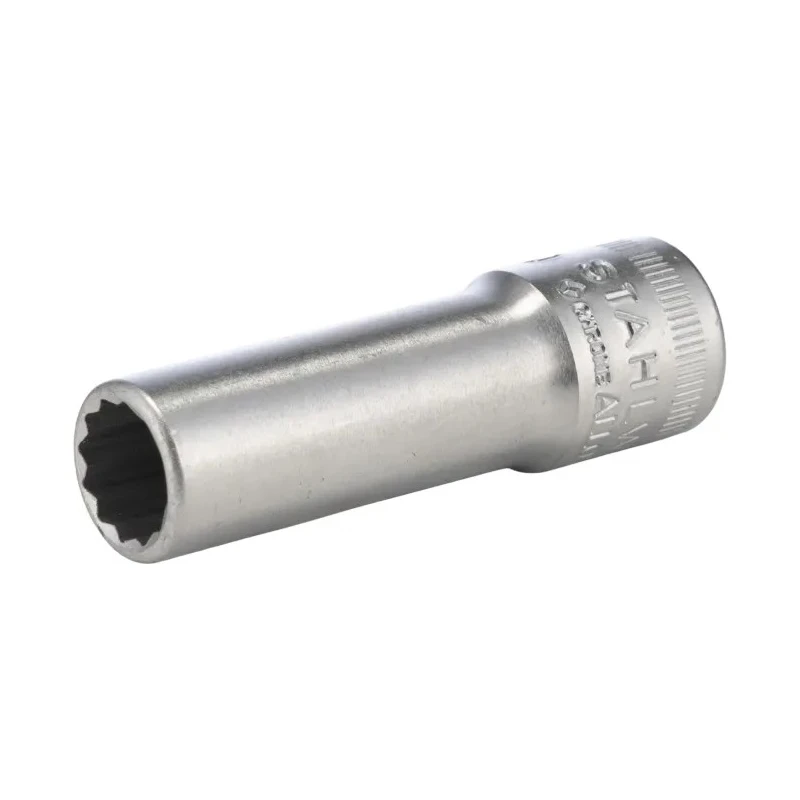 STAHLWILLE 3/8 in Drive 10 mm 12 Point Square Chrome-Plated Steel Socket 54mm Overall Length 02020010