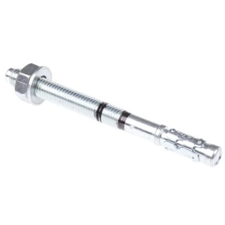 RawlPlug Carbon Steel Bolt Anchor 10 mm x 115 mm Through Bolt Zinc Plated R-XPT-10115/45