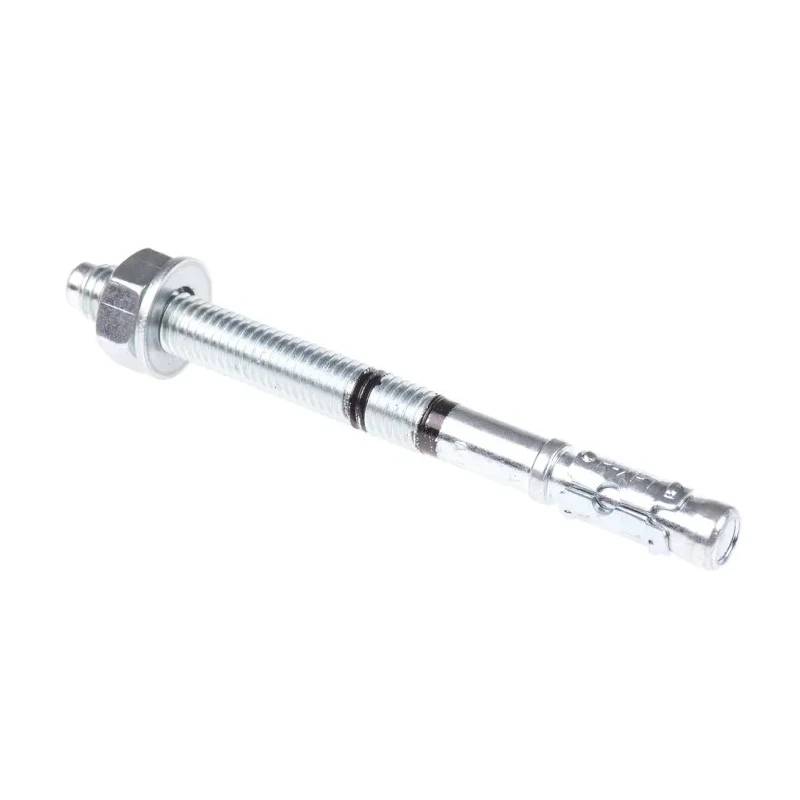 RawlPlug Carbon Steel Bolt Anchor 10 mm x 115 mm Through Bolt Zinc Plated R-XPT-10115/45