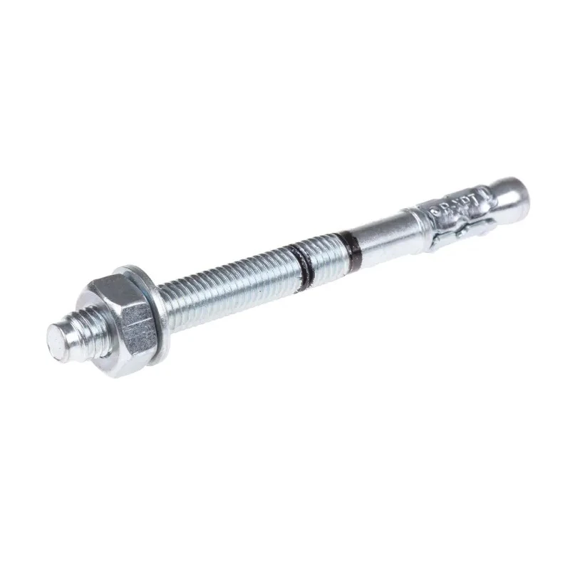 RawlPlug Carbon Steel Bolt Anchor 10 mm x 115 mm Through Bolt Zinc Plated R-XPT-10115/45