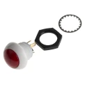 Otto P9 Series Push Button Switch Momentary Panel DPDT Red LED IP64 12 mm Cutout 28 V dc 115 V ac P9-113191
