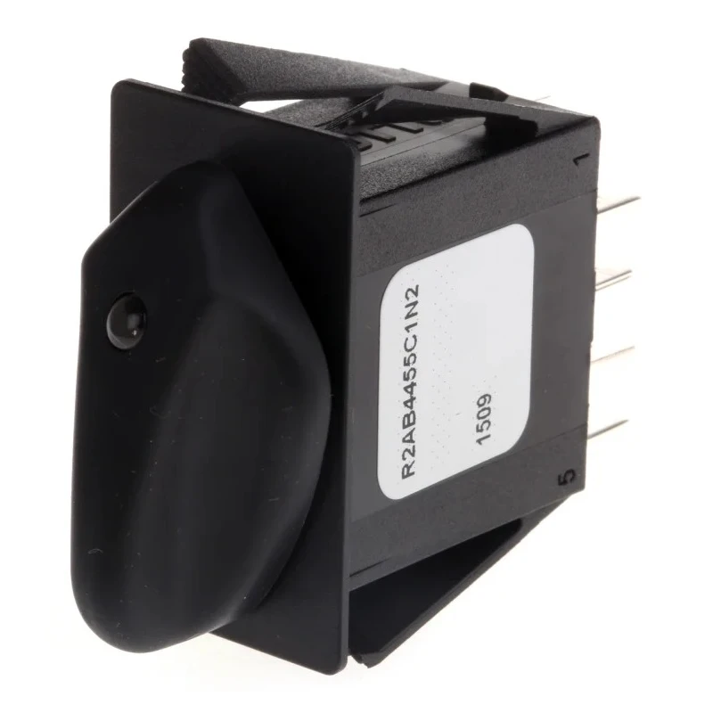 Otto 3 Position DPDT Thermoplastic Housing Rotary Switch 20A, 110V AC, 28V DC R2AB4455C1N2