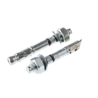 RawlPlug Carbon Steel Through Bolt Anchor 10 mm Thread Size x 80 mm Length R-XPT-10080/10