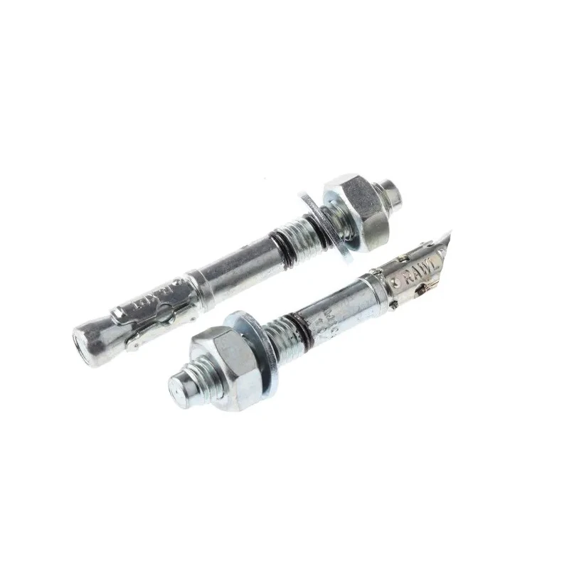 RawlPlug Carbon Steel Through Bolt Anchor 10 mm Thread Size x 80 mm Length R-XPT-10080/10