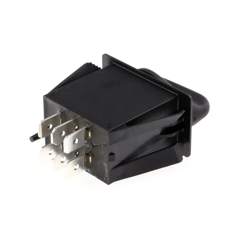 Otto 3 Position DPDT Rotary Switch 20A, Maintained Momentary, Panel Mount R2AB4455NNNN